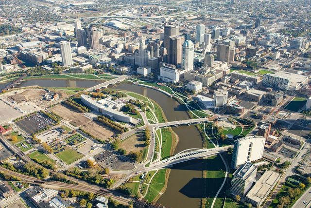 Aerial View of Columbus