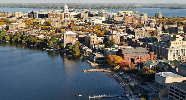 madison - isthmus between big lakes